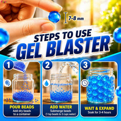 VikriDA Dual Mode Balls Blaster Gun – Automatic & Manual Foam Shooter