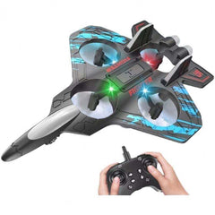 Remote Control - Airplane  Fighter Jet with Light, 360° Flip