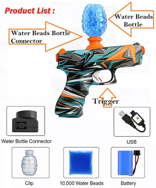 Amitasha Automatic Gel Blaster Toy Gun Pistol