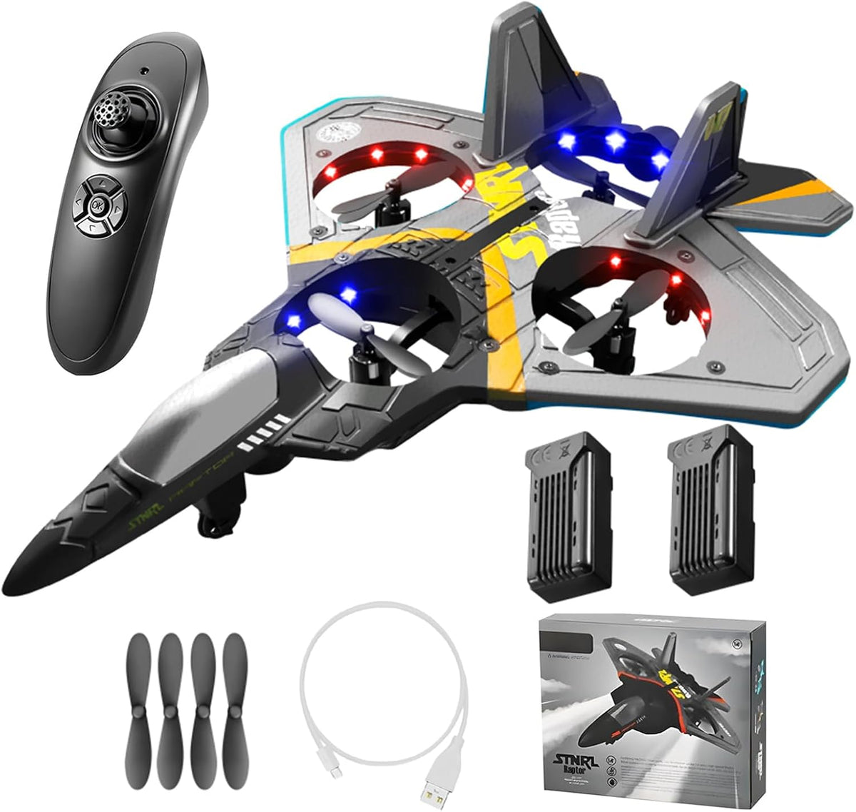 V17 Remote Control Airplane with LED Light