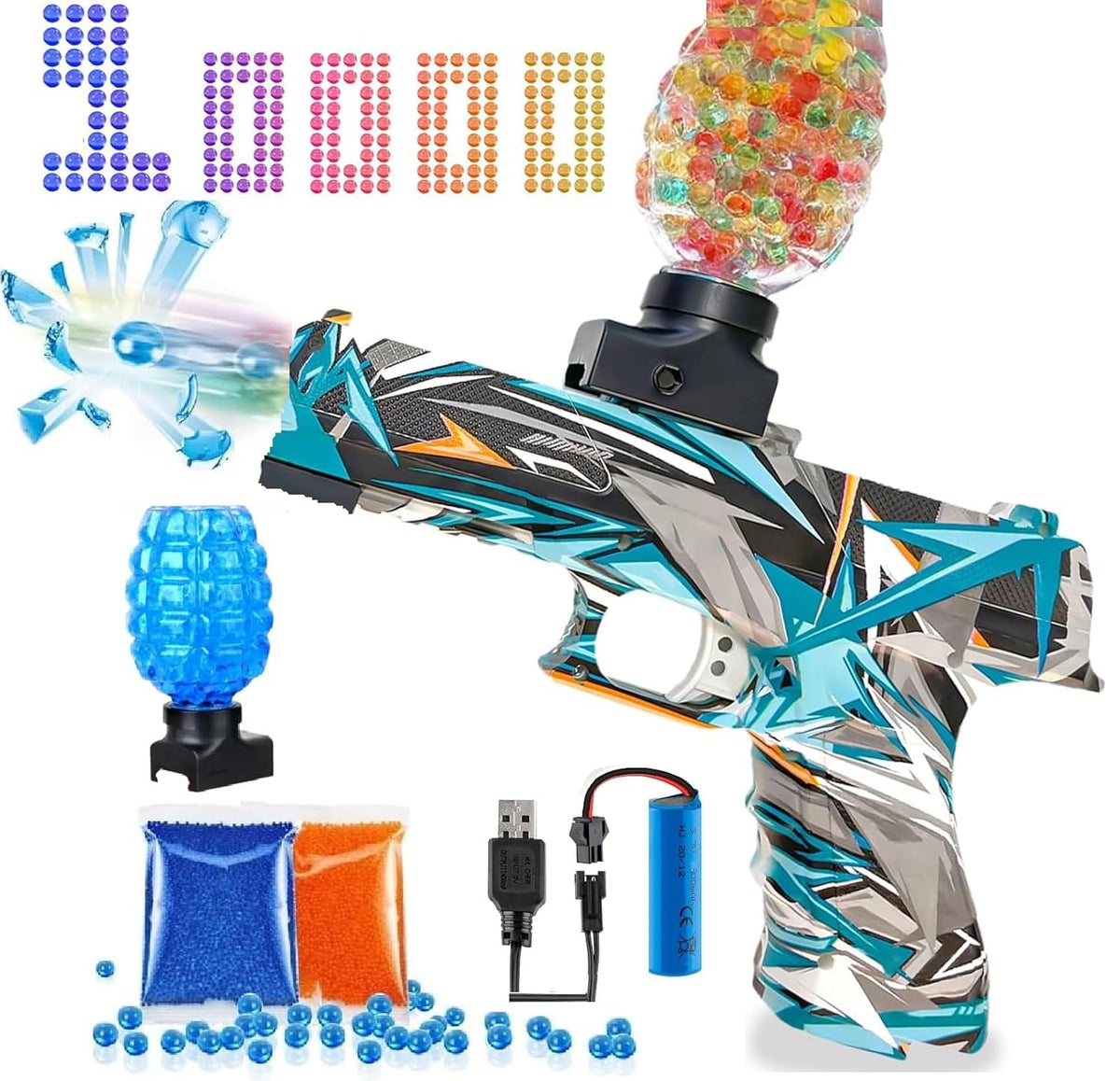 Amitasha Automatic Gel Blaster Toy Gun Pistol