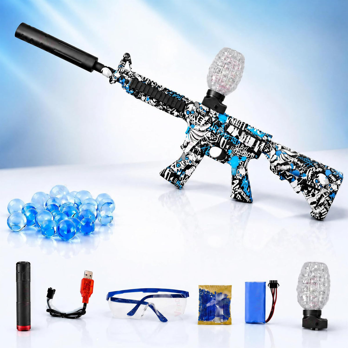 Kammateswara M416 Electric Automatic Gel Ball Blaster Gun